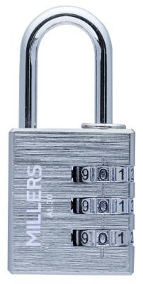 Produktbild KOMBINATIONSHÄNGLÅS ALU SIL 30