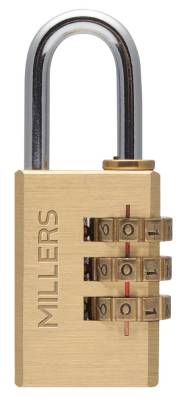 Produktbild KOMBINATIONSHÄNGLÅS M MÄSSING