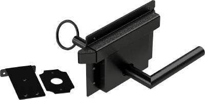 Produktbild UTOMHUSLÅS HÖGER SVART